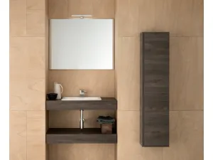 Mobile da Bagno in legno eastwood con lavabo in ceramica UPDATE UP019 di Compab