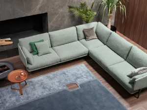 Divano ad angolo in tessuto Structure Sofa di Bonaldo