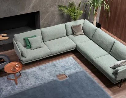 Divano ad angolo in tessuto Structure Sofa di Bonaldo